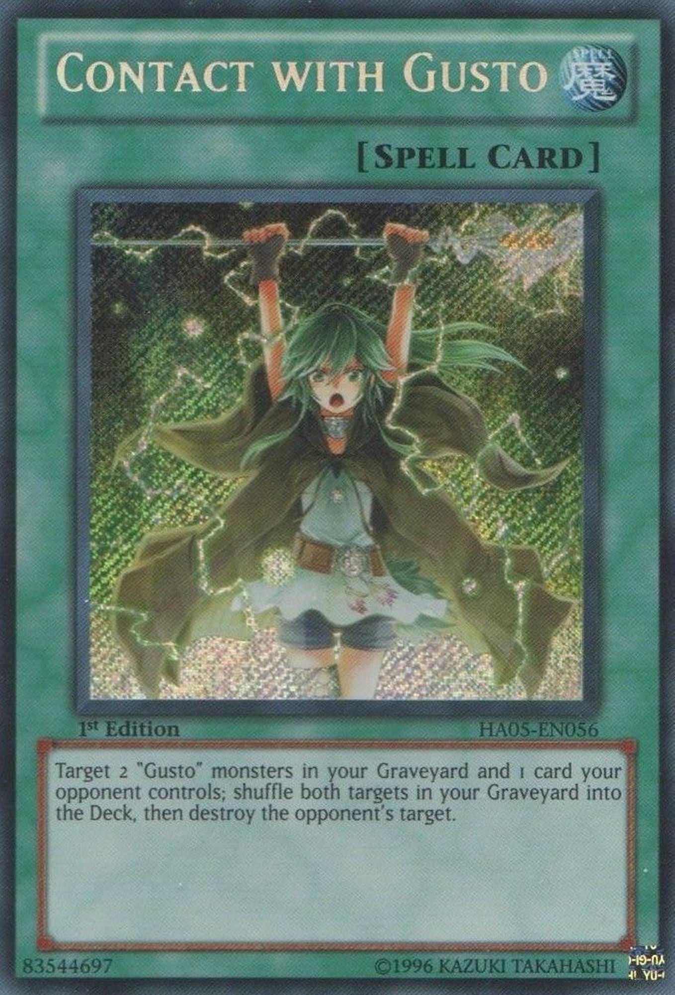 Contact with Gusto [HA05-EN056] Secret Rare | GnG Games