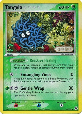 Tangela (44/92) (Stamped) [EX: Legend Maker] | GnG Games