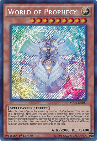 World of Prophecy [MP14-EN081] Secret Rare | GnG Games