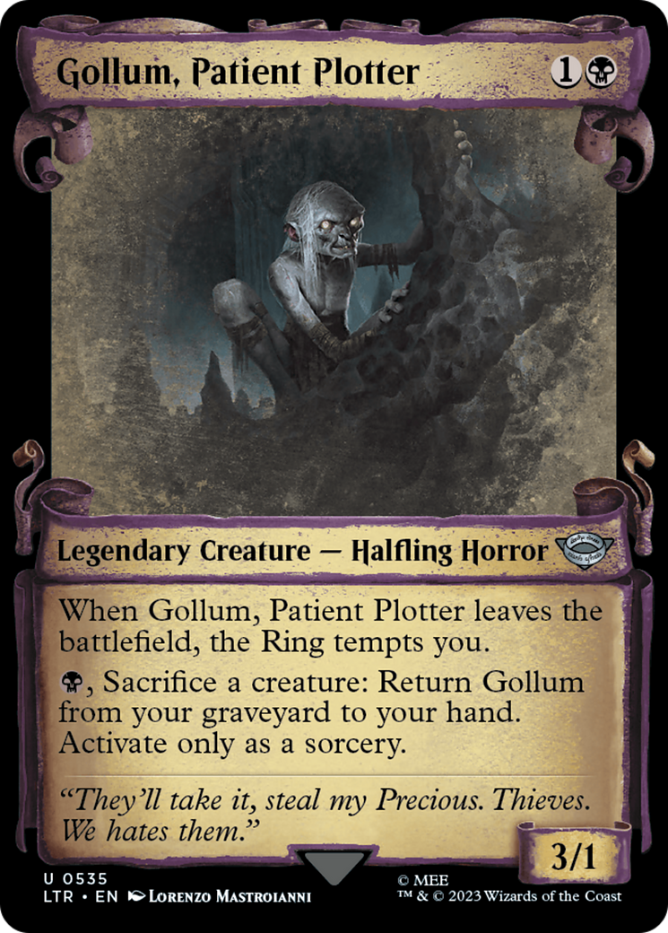 Gollum, Patient Plotter [The Lord of the Rings: Tales of Middle-Earth Showcase Scrolls] | GnG Games