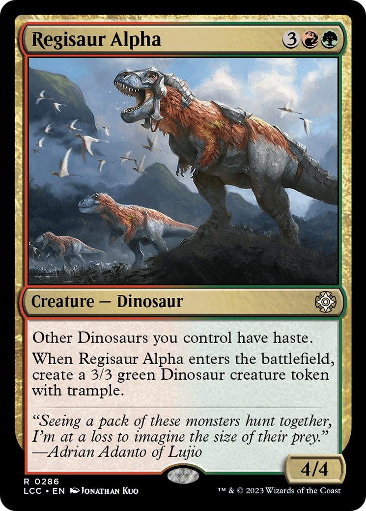 Regisaur Alpha [The Lost Caverns of Ixalan Commander] | GnG Games