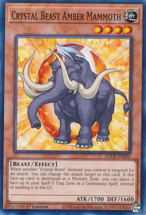 Crystal Beast Amber Mammoth [SDCB-EN005] Common | GnG Games