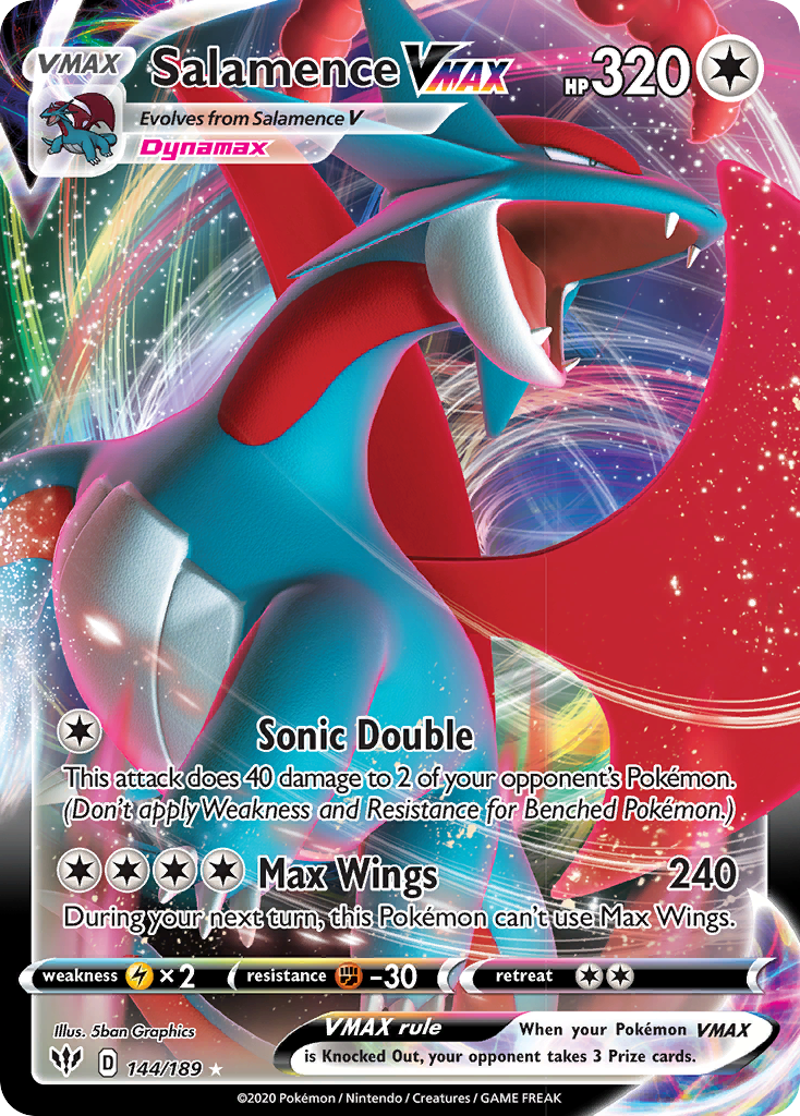 Salamence VMAX (144/189) [Sword & Shield: Darkness Ablaze] | GnG Games