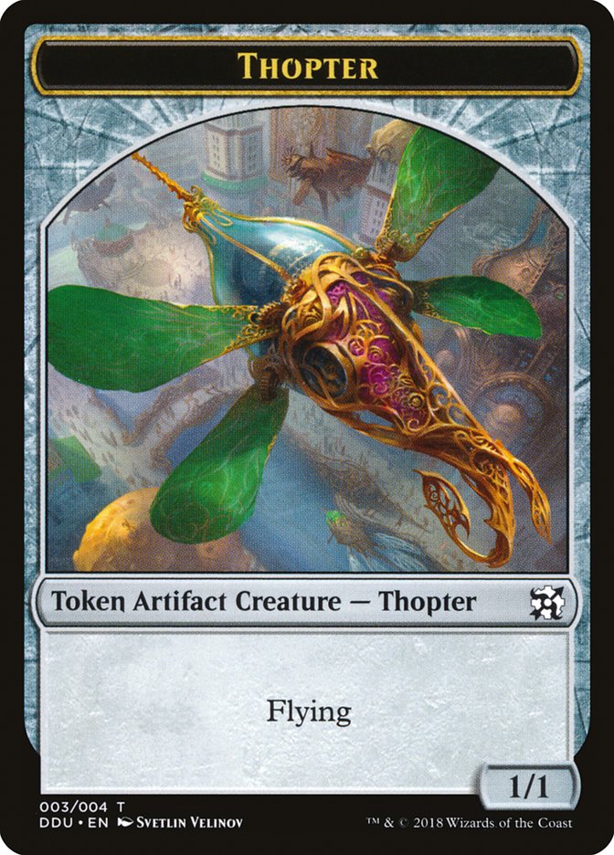 Thopter (003/004) [Duel Decks: Elves vs. Inventors Tokens] | GnG Games