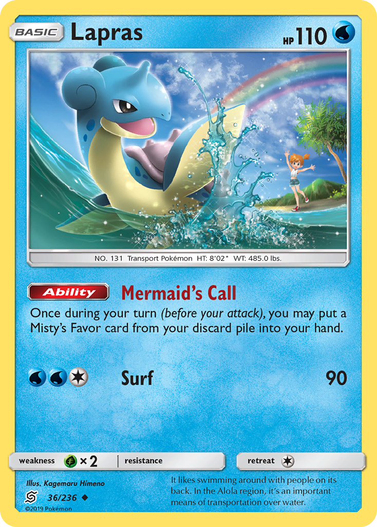 Lapras (36/236) [Sun & Moon: Unified Minds] | GnG Games