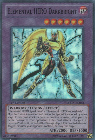 Elemental HERO Darkbright [LCGX-EN063] Super Rare | GnG Games