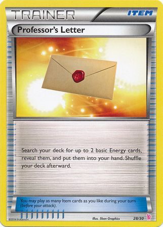 Professor's Letter (28/30) [XY: Trainer Kit - Sylveon] | GnG Games