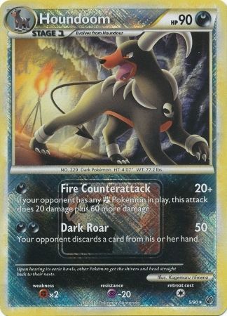 Houndoom (5/90) (League Promo) [HeartGold & SoulSilver: Undaunted] | GnG Games