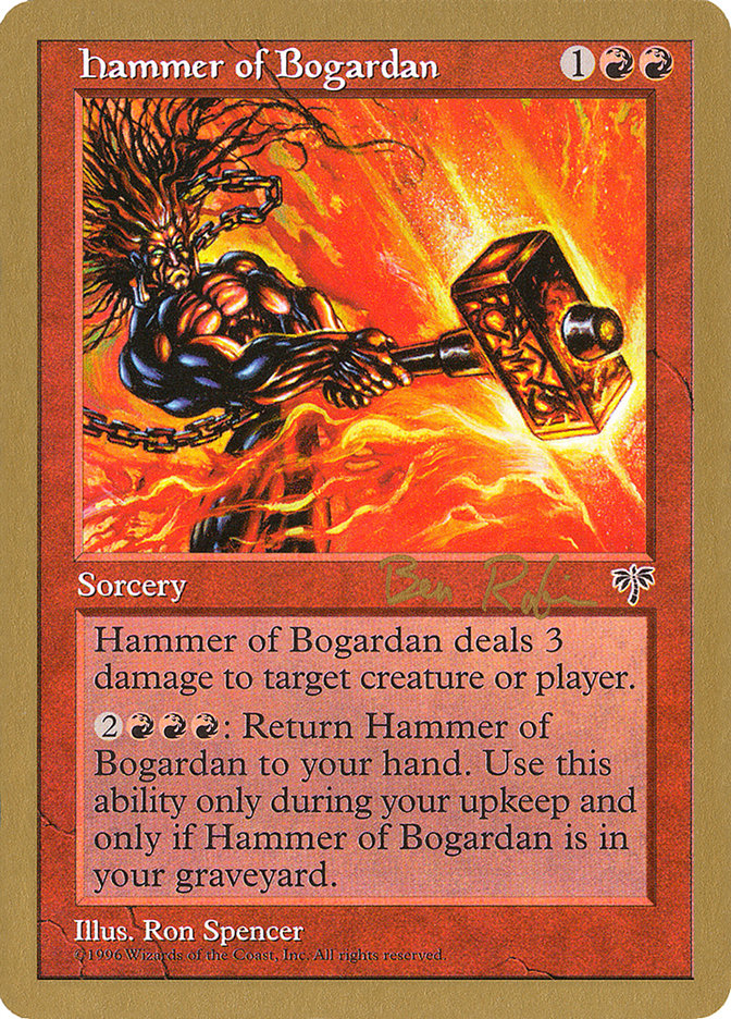 Hammer of Bogardan (Ben Rubin) [World Championship Decks 1998] | GnG Games