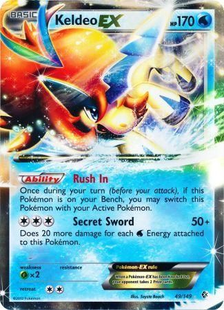 Keldeo EX (49/149) (Jumbo Card) [Black & White: Boundaries Crossed] | GnG Games