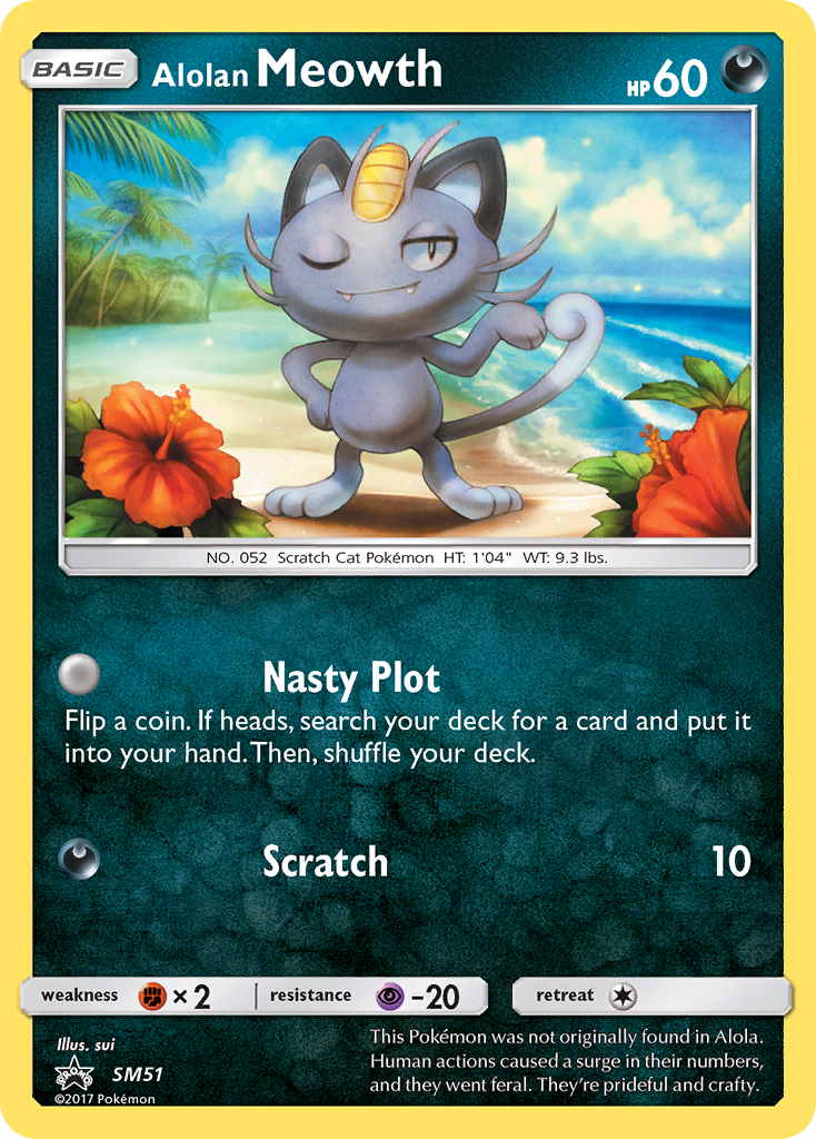 Alolan Meowth (SM51) [Sun & Moon: Black Star Promos] | GnG Games