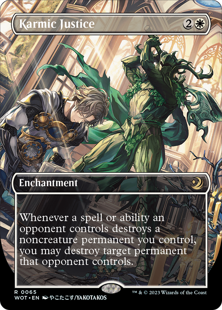 Karmic Justice (Anime Borderless) [Wilds of Eldraine: Enchanting Tales] | GnG Games
