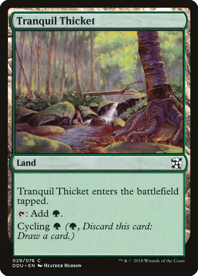 Tranquil Thicket [Duel Decks: Elves vs. Inventors] | GnG Games