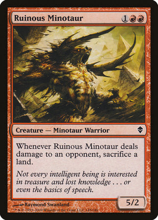 Ruinous Minotaur [Zendikar] | GnG Games