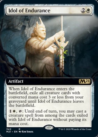 Idol of Endurance (Extended Art) [Core Set 2021] | GnG Games