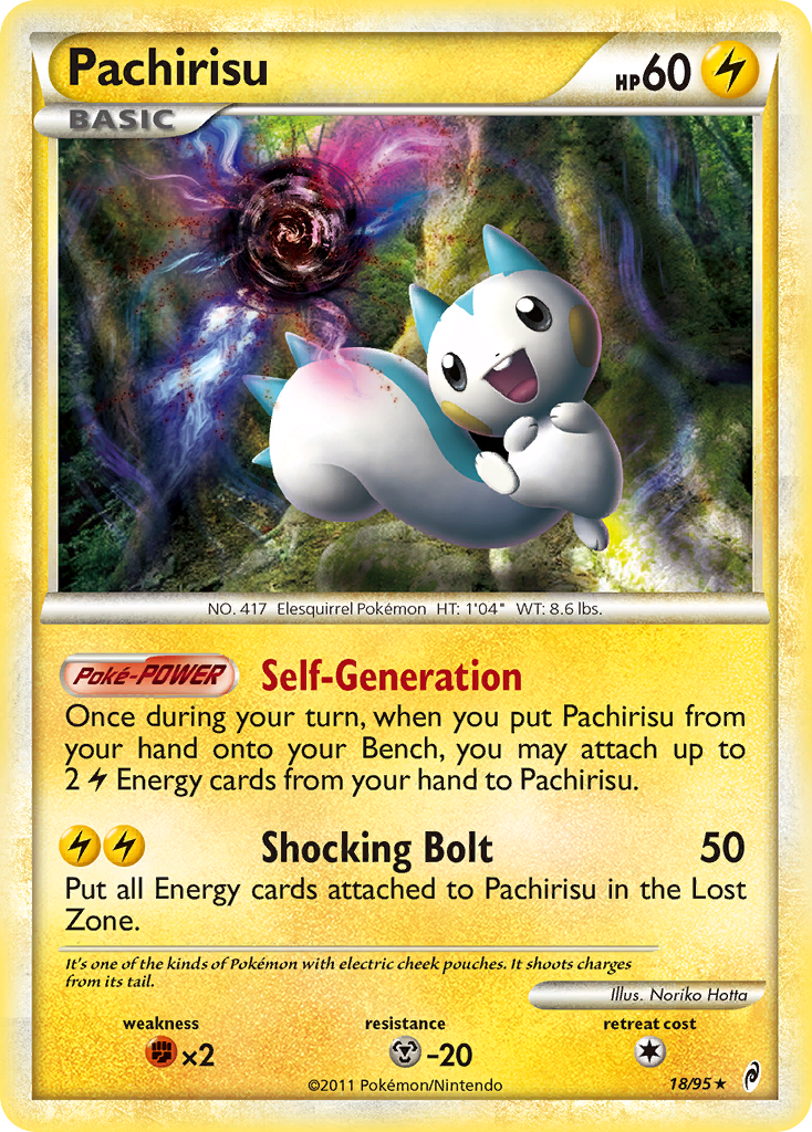 Pachirisu (18/95) [HeartGold & SoulSilver: Call of Legends] | GnG Games