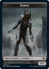 Zombie // Human Soldier Double-Sided Token [Game Night: Free-for-All Tokens] | GnG Games