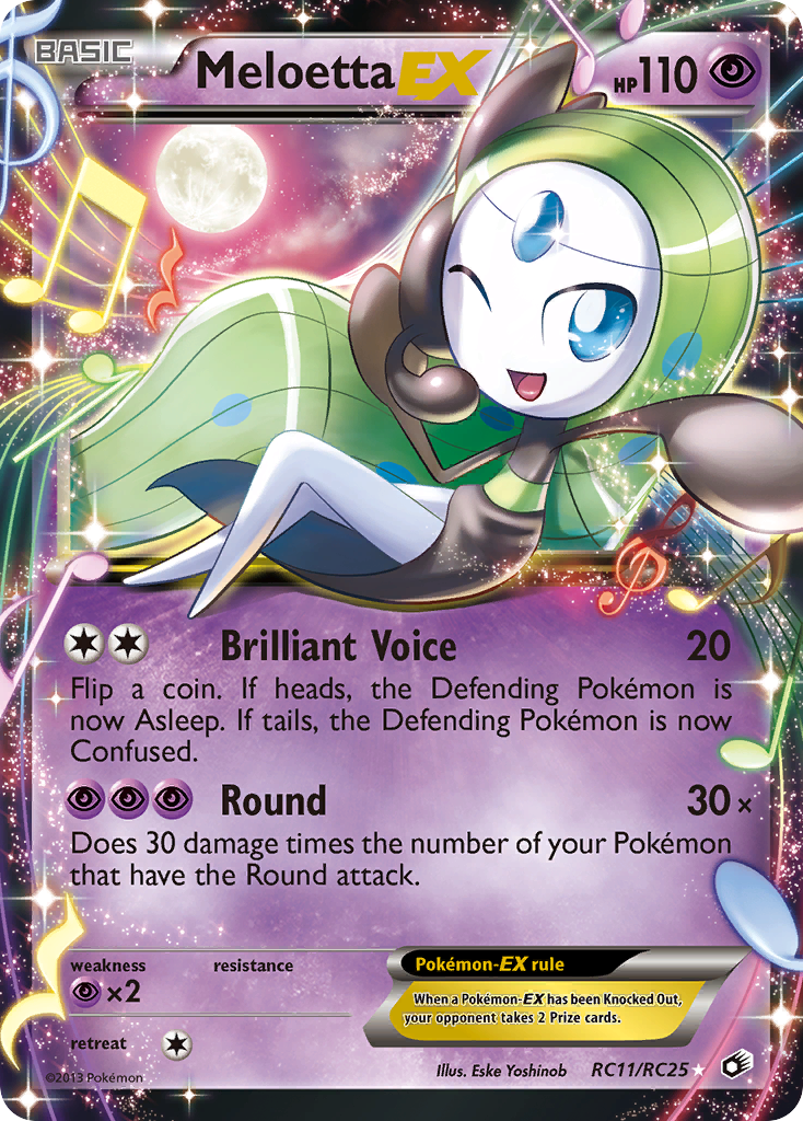 Meloetta EX (RC11/RC25) [Black & White: Legendary Treasures] | GnG Games