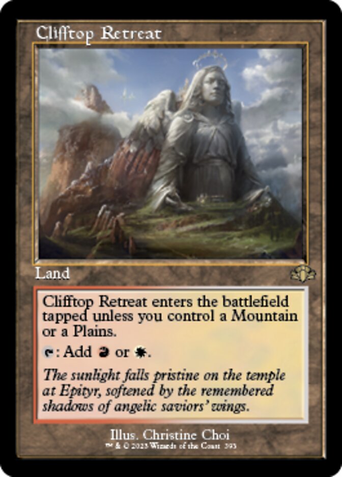 Clifftop Retreat (Retro) [Dominaria Remastered] | GnG Games