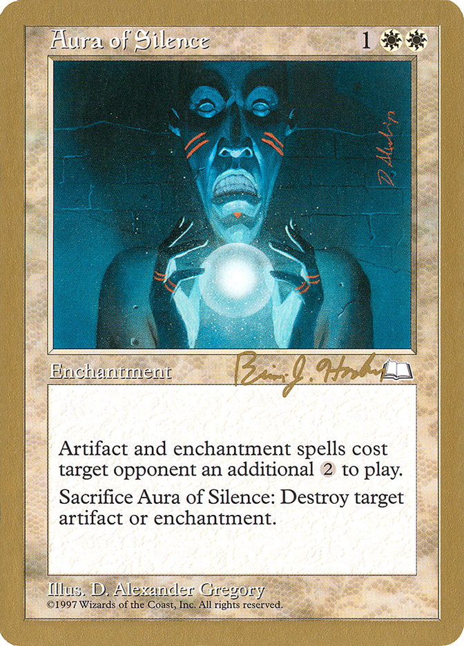 Aura of Silence (Brian Hacker) [World Championship Decks 1998] | GnG Games