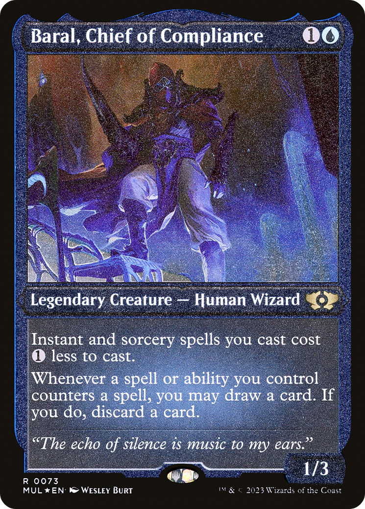 Baral, Chief of Compliance (Foil Etched) [Multiverse Legends] | GnG Games