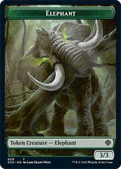 Elephant // Thopter Double-Sided Token [Starter Commander Decks] | GnG Games