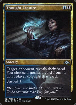 Thought Erasure [Guilds of Ravnica Promos] | GnG Games