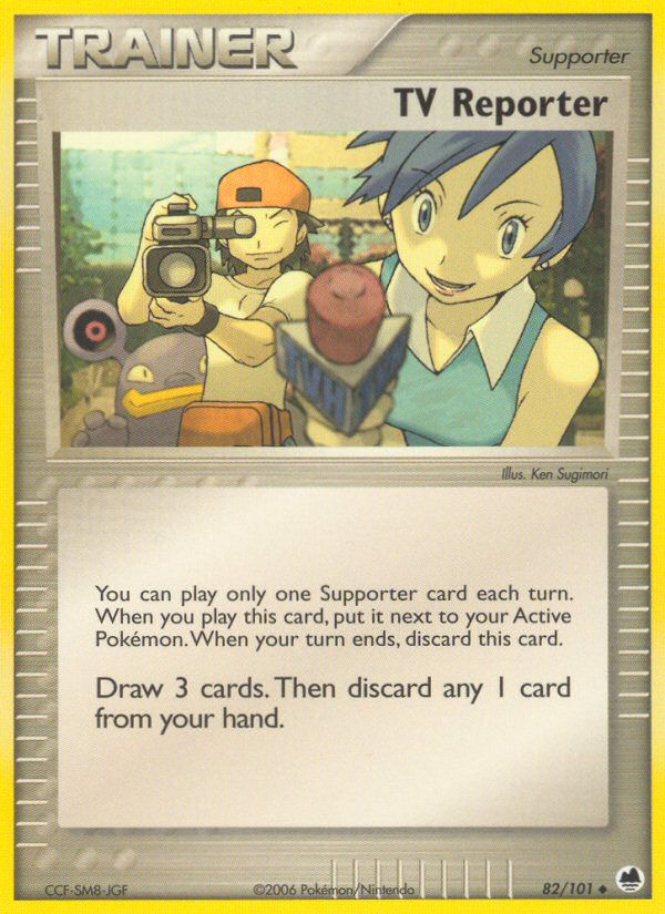 TV Reporter (82/101) [EX: Dragon Frontiers] | GnG Games