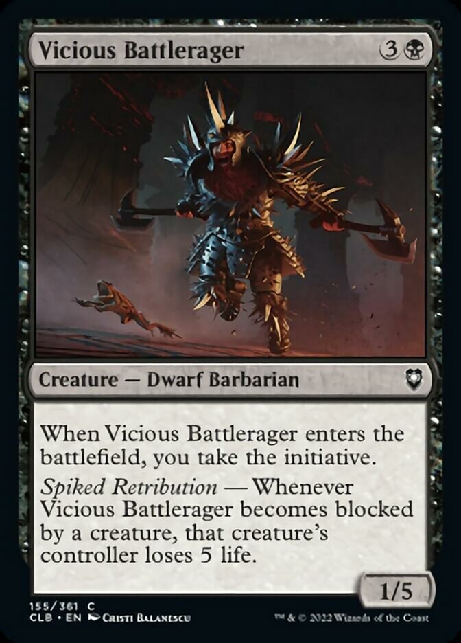 Vicious Battlerager [Commander Legends: Battle for Baldur's Gate] | GnG Games