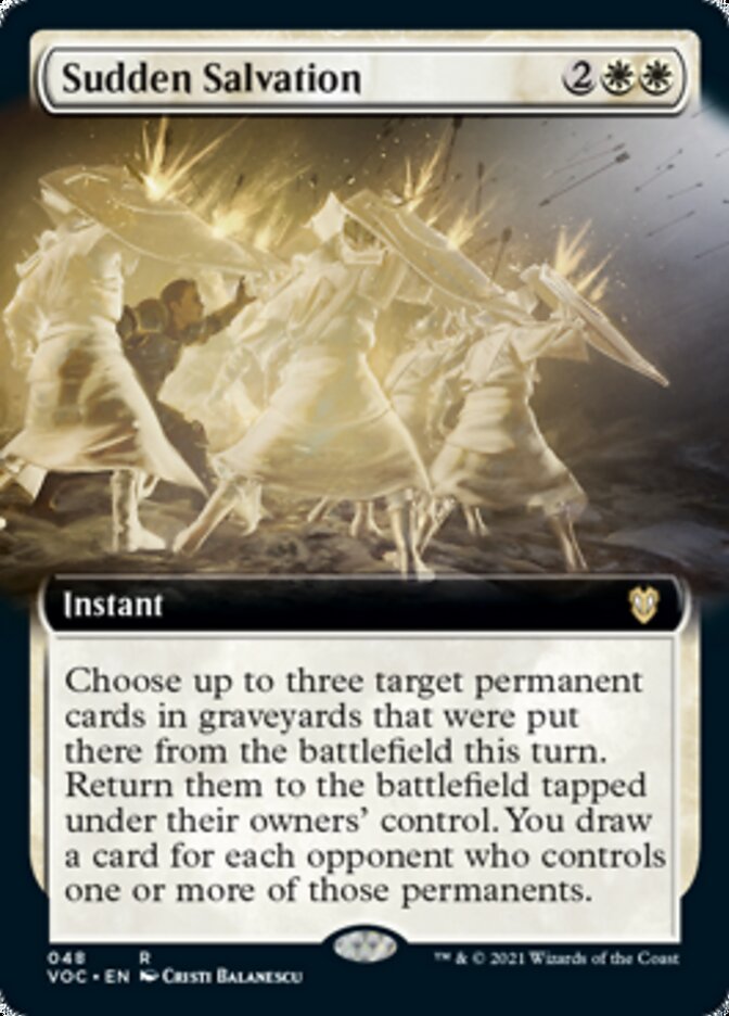 Sudden Salvation (Extended) [Innistrad: Crimson Vow Commander] | GnG Games