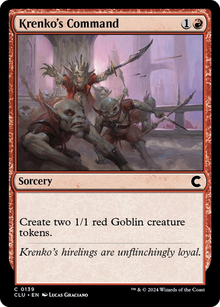 Krenko's Command [Ravnica: Clue Edition] | GnG Games