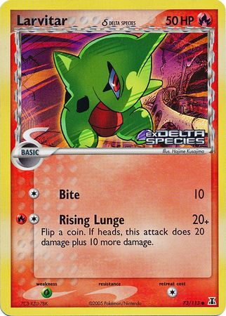 Larvitar (73/113) (Delta Species) (Stamped) [EX: Delta Species] | GnG Games