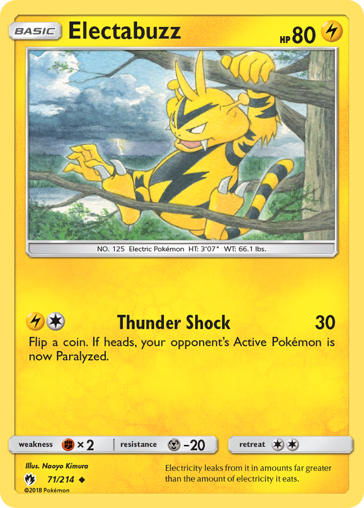 Electabuzz (71/214) [Sun & Moon: Lost Thunder] | GnG Games