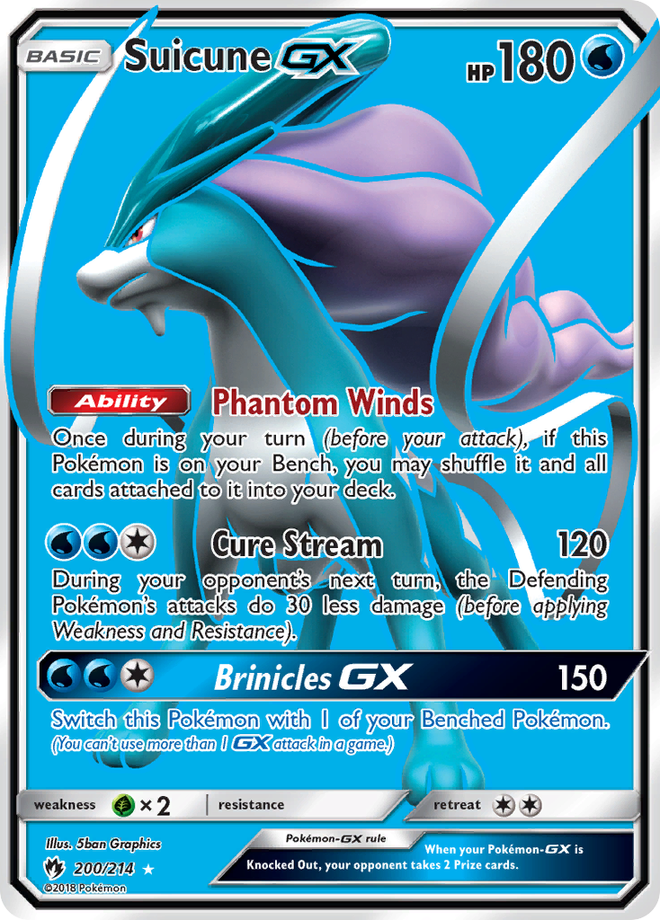 Suicune GX (200/214) [Sun & Moon: Lost Thunder] | GnG Games