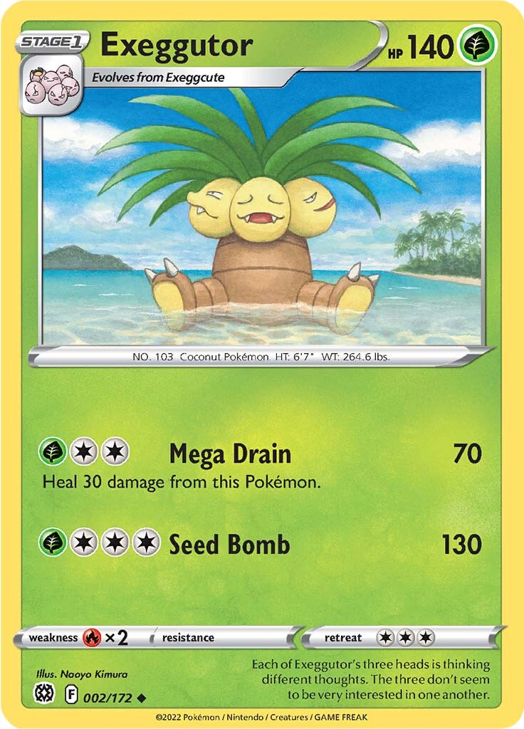 Exeggutor (002/172) [Sword & Shield: Brilliant Stars] | GnG Games