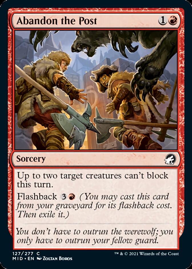Abandon the Post [Innistrad: Midnight Hunt] | GnG Games