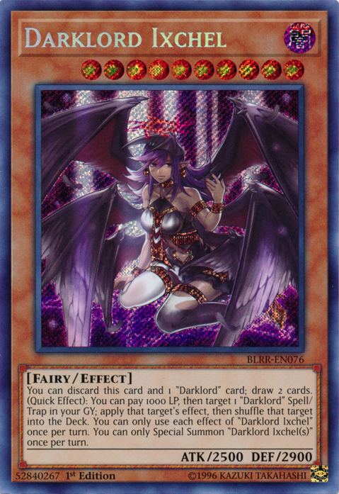 Darklord Ixchel [BLRR-EN076] Secret Rare | GnG Games