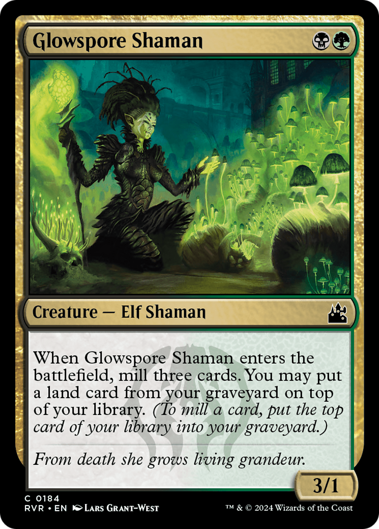 Glowspore Shaman [Ravnica Remastered] | GnG Games