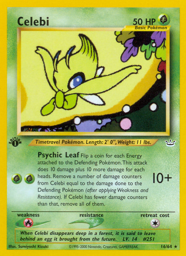 Celebi (16/64) [Neo Revelation 1st Edition] | GnG Games