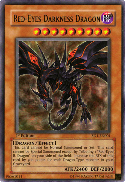 Red-Eyes Darkness Dragon [SD1-EN001] Ultra Rare | GnG Games