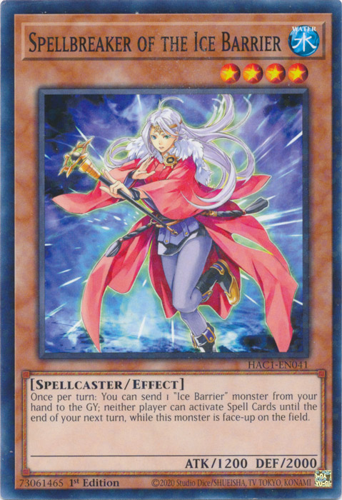 Spellbreaker of the Ice Barrier (Duel Terminal) [HAC1-EN041] Common | GnG Games