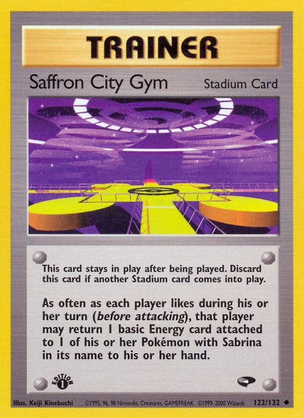 Saffron City Gym (122/132) [Gym Challenge 1st Edition] | GnG Games