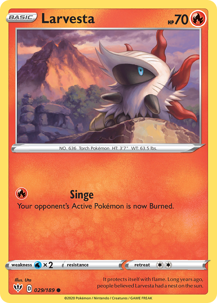 Larvesta (029/189) [Sword & Shield: Darkness Ablaze] | GnG Games