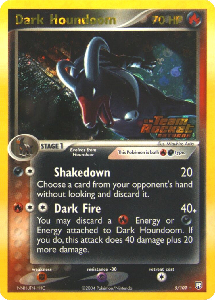 Dark Houndoom (5/109) (Stamped) [EX: Team Rocket Returns] | GnG Games