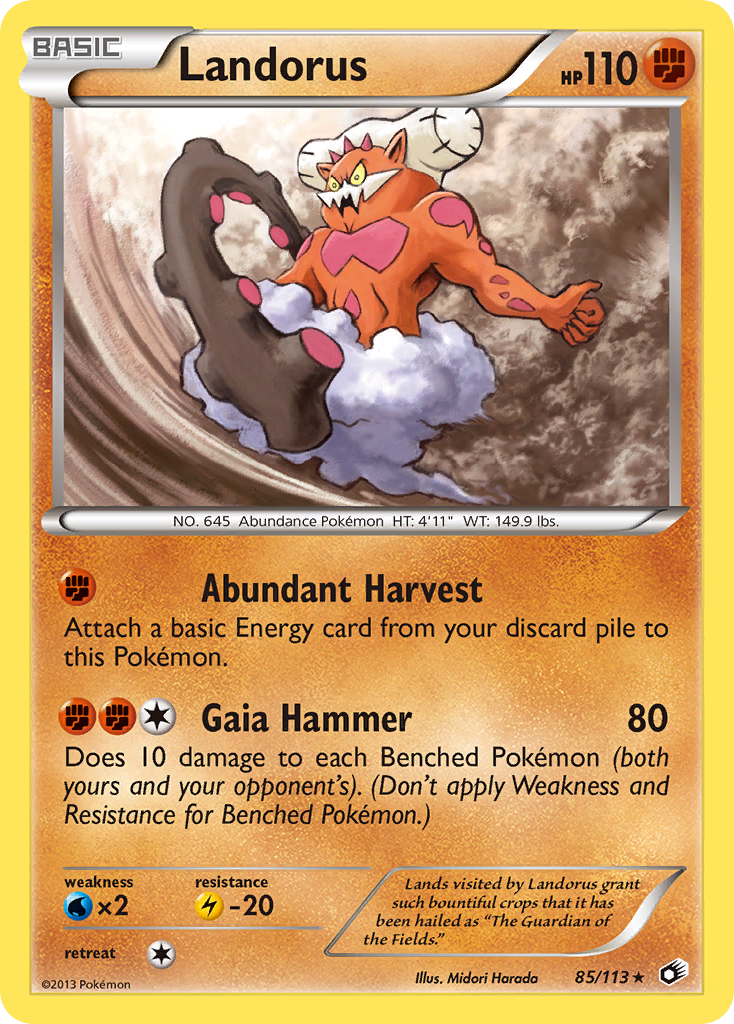 Landorus (85/113) [Black & White: Legendary Treasures] | GnG Games