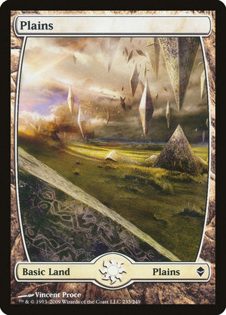 Plains (233) - Full Art [Zendikar] | GnG Games