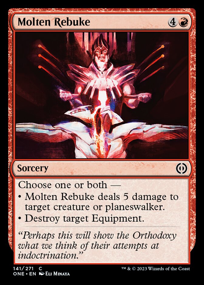 Molten Rebuke [Phyrexia: All Will Be One] | GnG Games