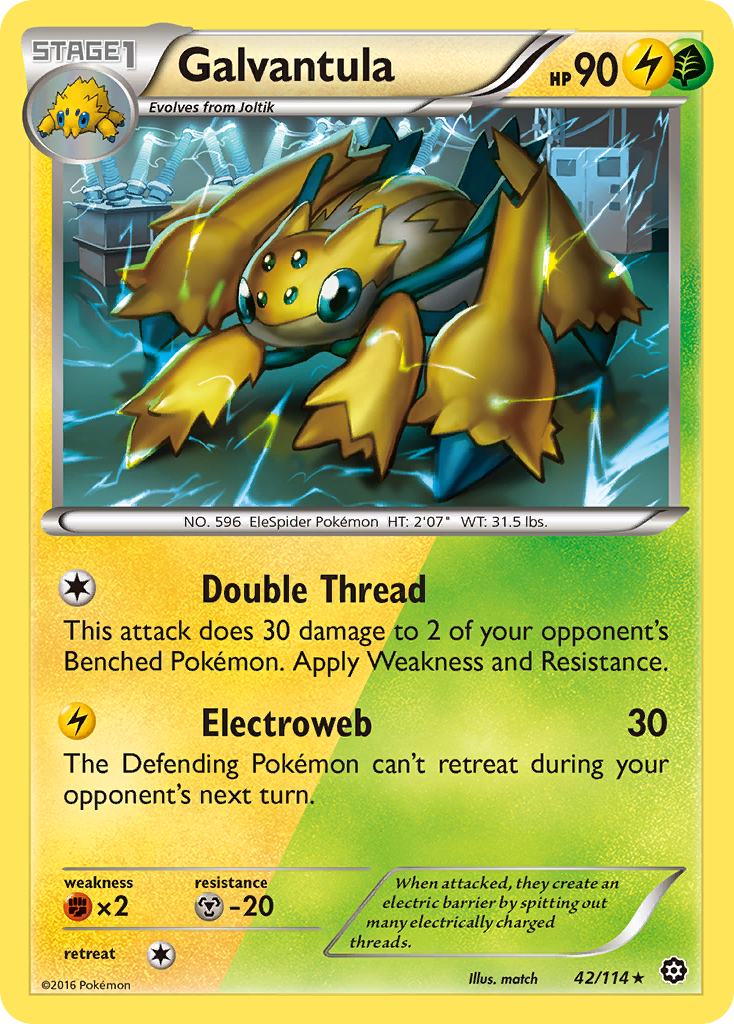 Galvantula (42/114) [XY: Steam Siege] | GnG Games