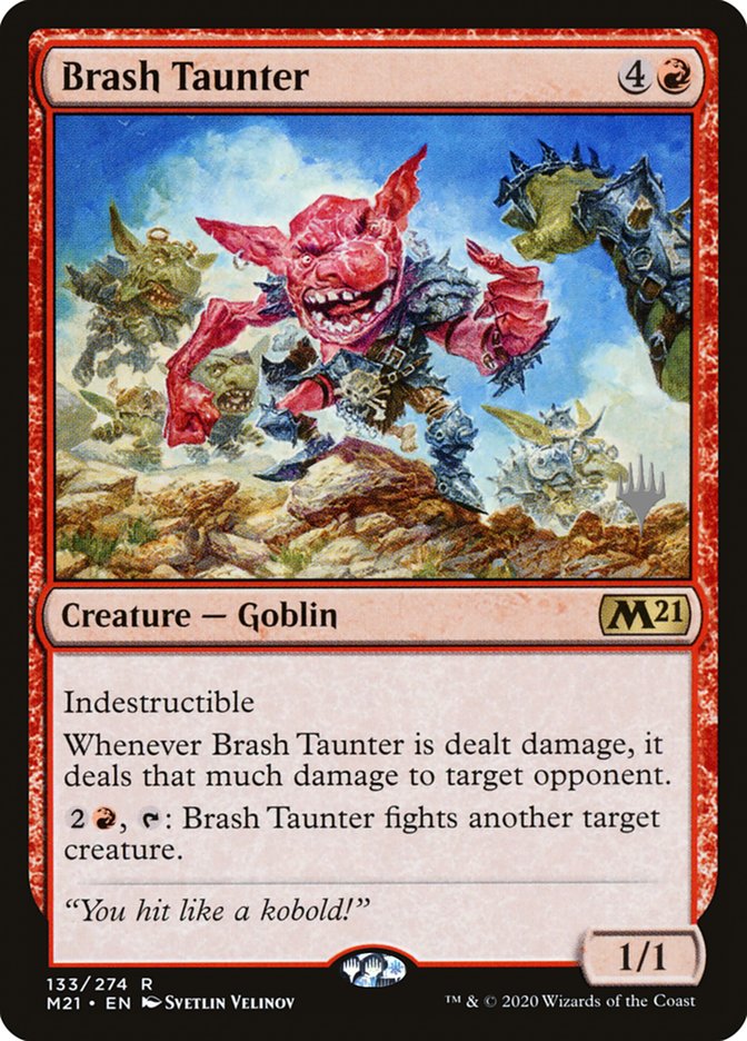 Brash Taunter (Promo Pack) [Core Set 2021 Promos] | GnG Games