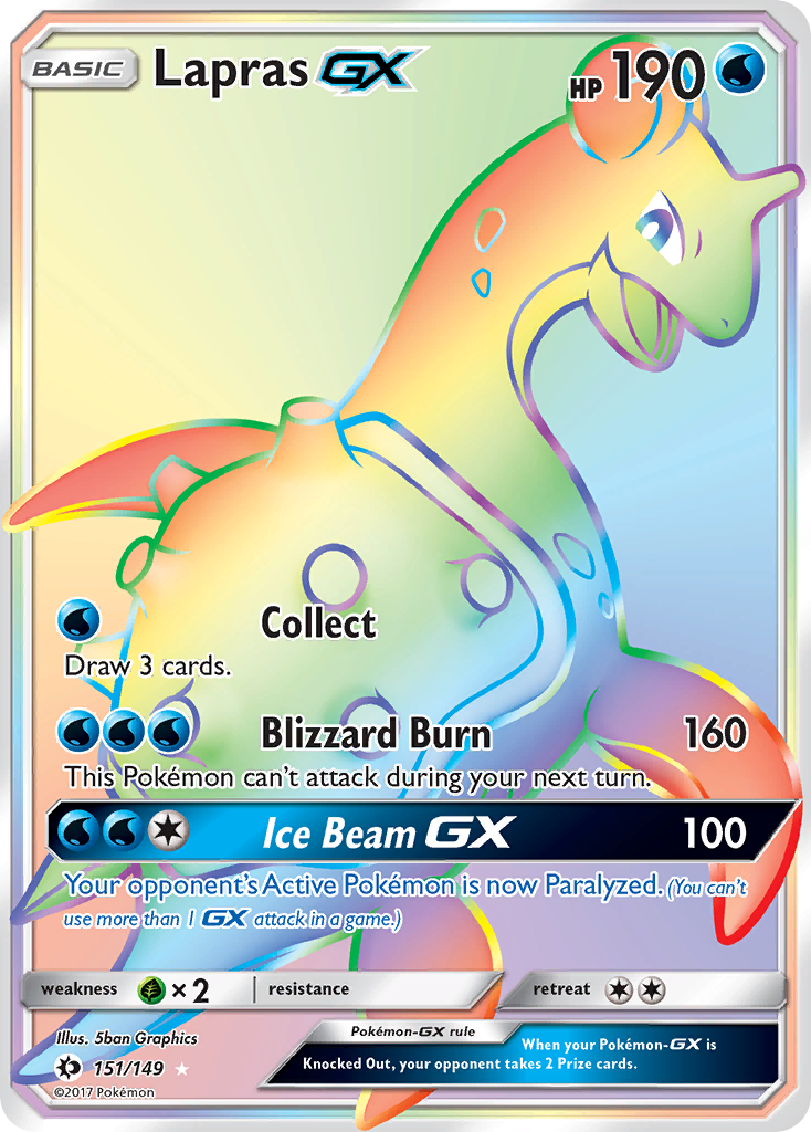 Lapras GX (151/149) [Sun & Moon: Base Set] | GnG Games